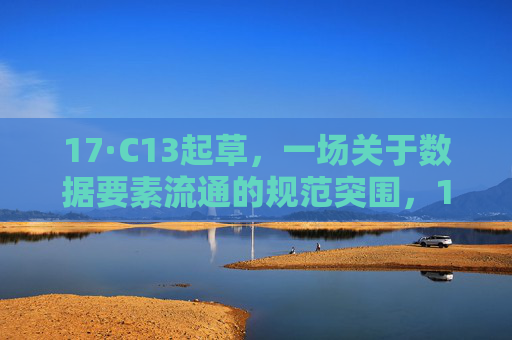 17·C13起草,一场关于数据要素流通的规范突围,17·C13起草,数据要素流通的规范突围 17·C13起草,一场关于数据要素流通的规范突围,17·C13起草,数据要素流通的规范突围