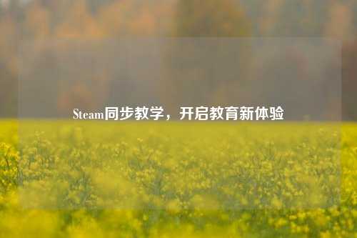 Steam同步教学，开启教育新体验