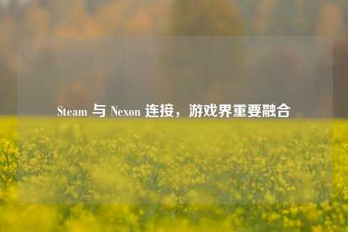 Steam 与 Nexon 连接，游戏界重要融合