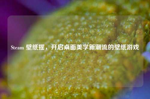Steam 壁纸摇,开启桌面美学新潮流的壁纸游戏