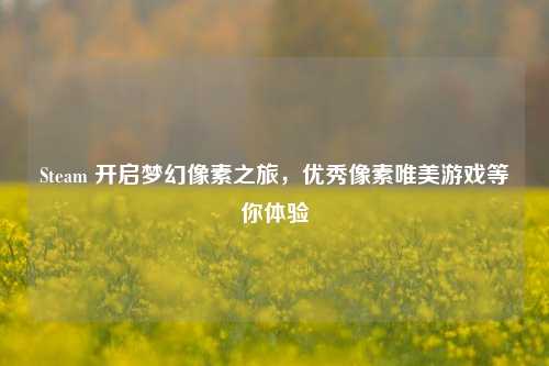 Steam 开启梦幻像素之旅,优秀像素唯美游戏等你体验