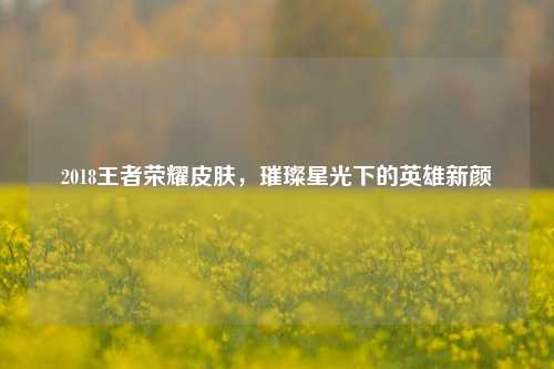 2018王者荣耀皮肤，璀璨星光下的英雄新颜