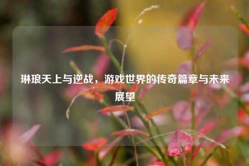 琳琅天上与逆战,游戏世界的传奇篇章与未来展望