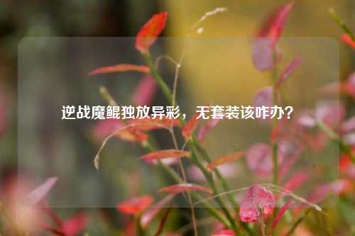 逆战魔鲲独放异彩,无套装该咋办?