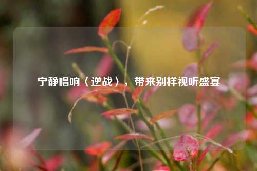 宁静唱响〈逆战〉,带来别样视听盛宴