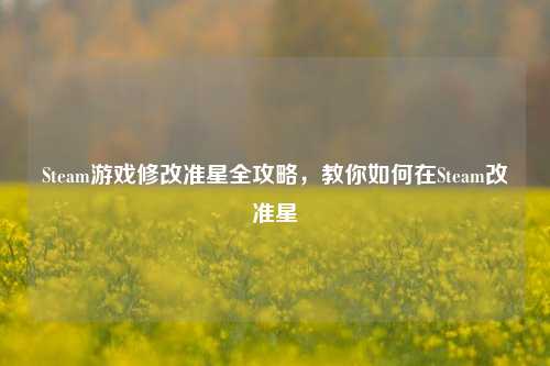 Steam游戏修改准星全攻略,教你如何在Steam改准星