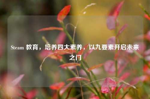 Steam 教育，培养四大素养，以九要素开启未来之门
